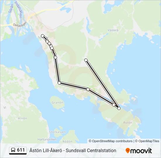 611  Line Map