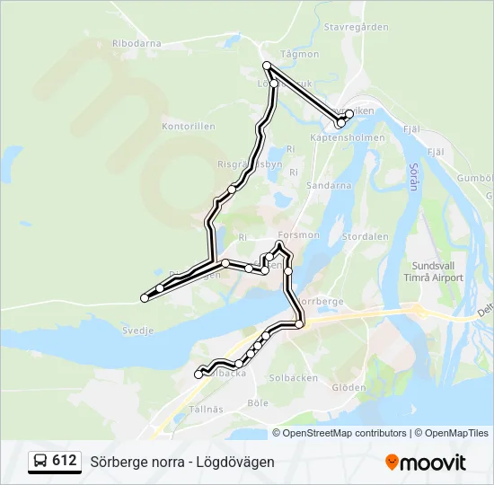612  Line Map