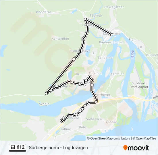 612  Line Map