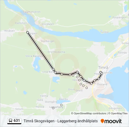 631  Line Map