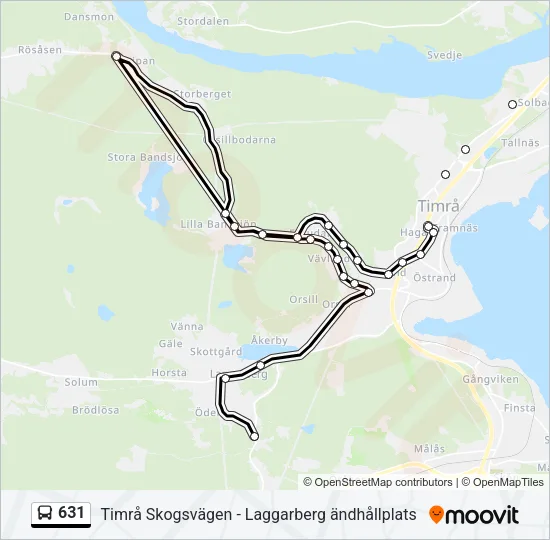 631  Line Map