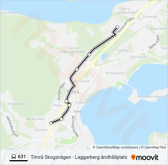 631  Line Map