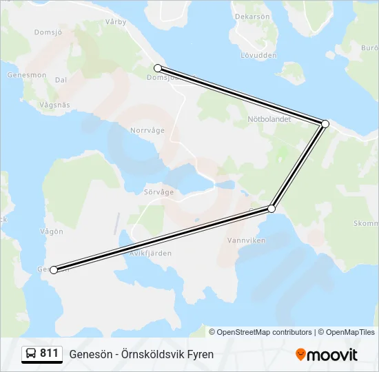 811  Line Map