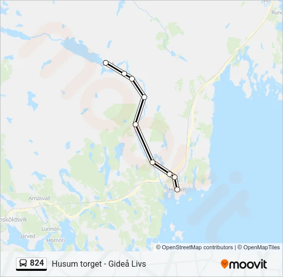 824  Line Map