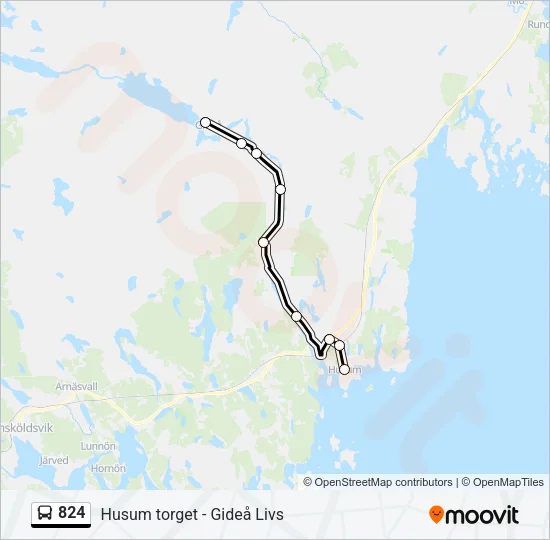 824  Line Map