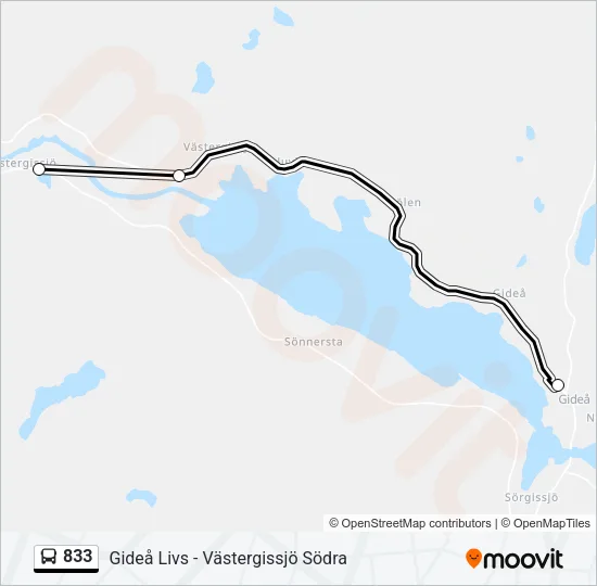 833  Line Map