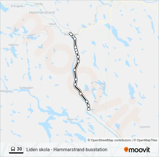 30  Line Map