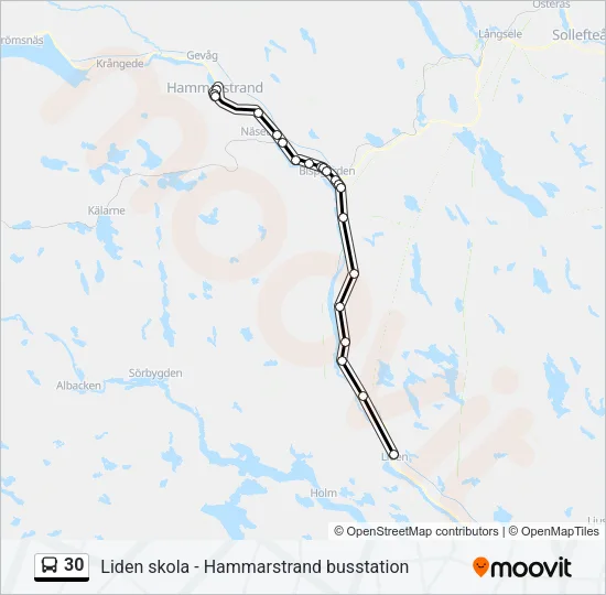 30  Line Map