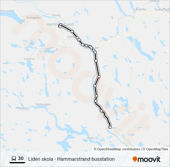 30  Line Map
