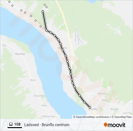 108  Line Map