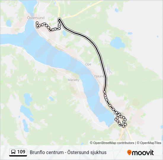 109  Line Map