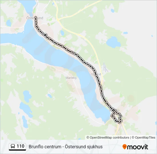 110  Line Map