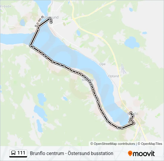 111  Line Map