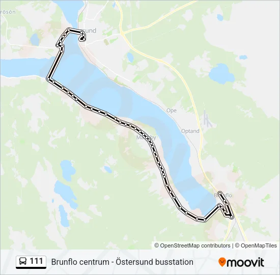 111  Line Map