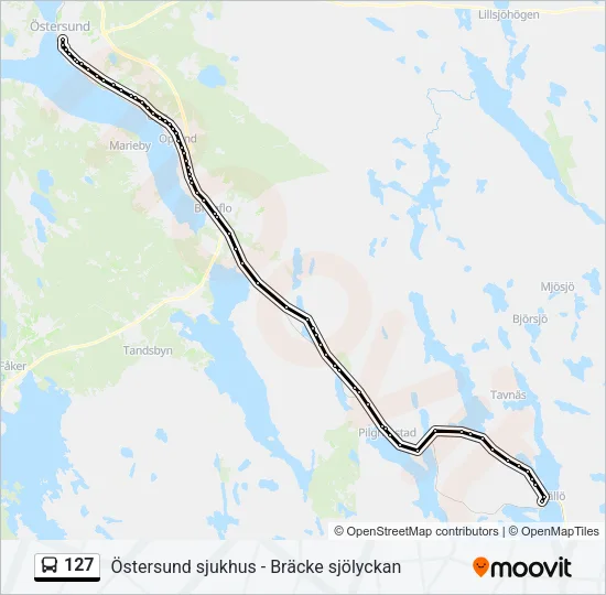 127  Line Map