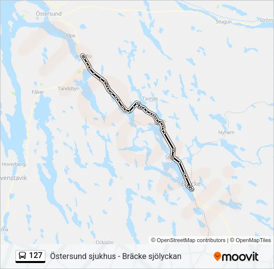 127  Line Map