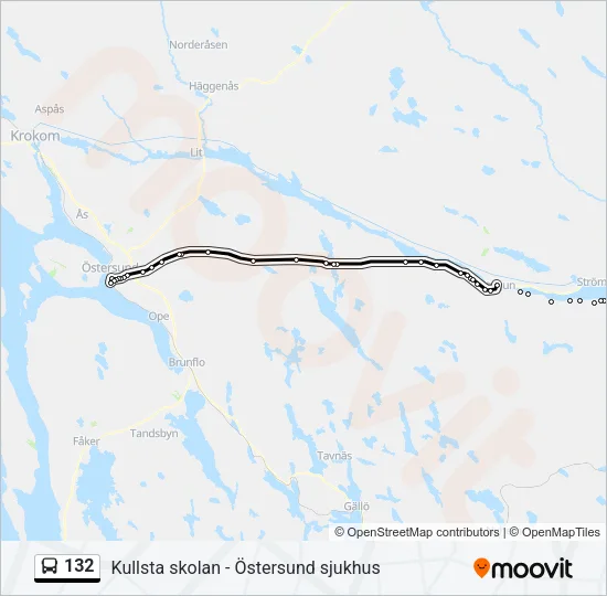 132  Line Map