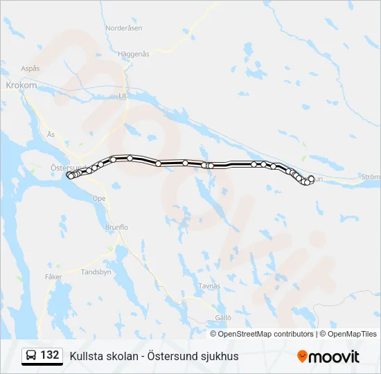 132  Line Map