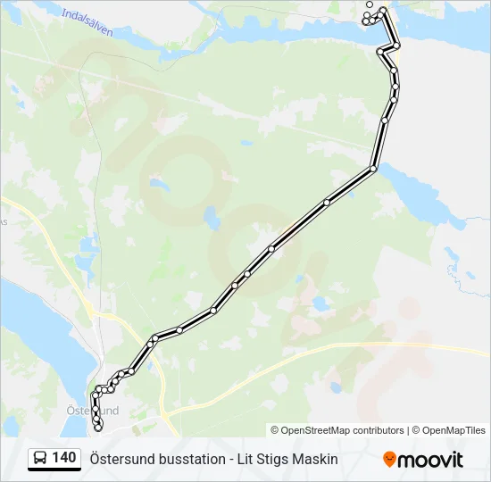 140  Line Map