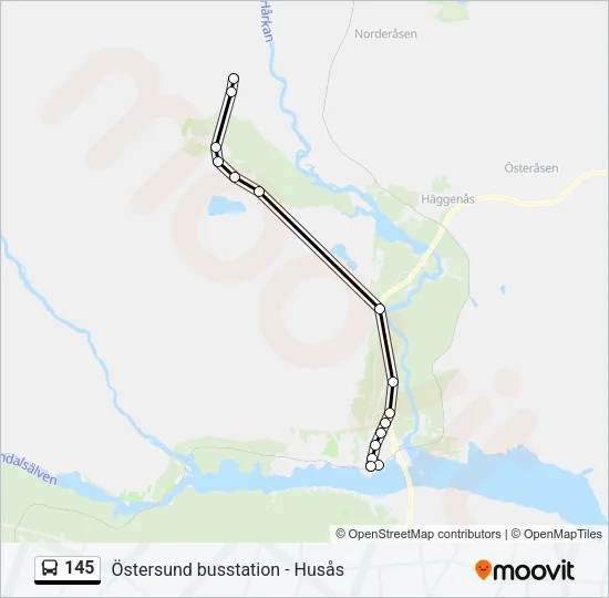 145  Line Map
