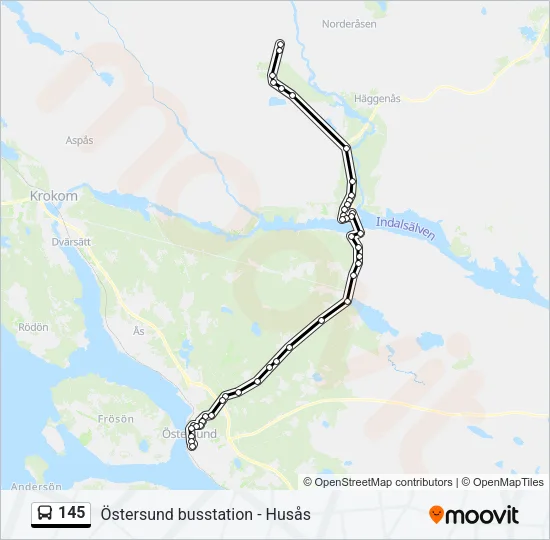145  Line Map
