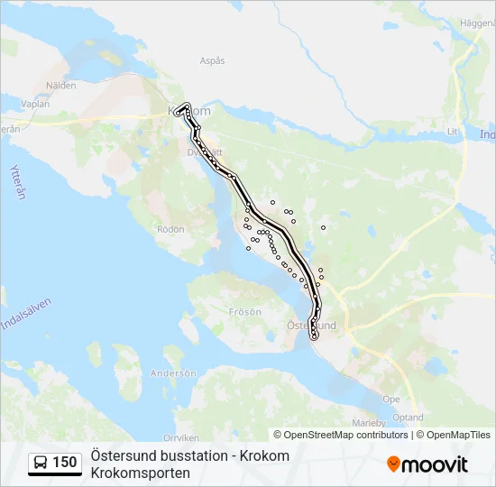 150  Line Map