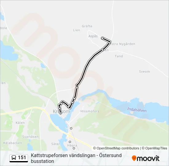 151  Line Map