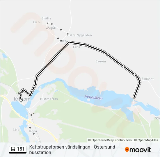 151  Line Map