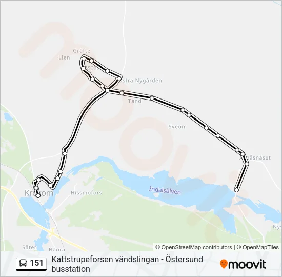 151  Line Map