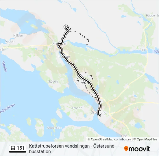 151  Line Map