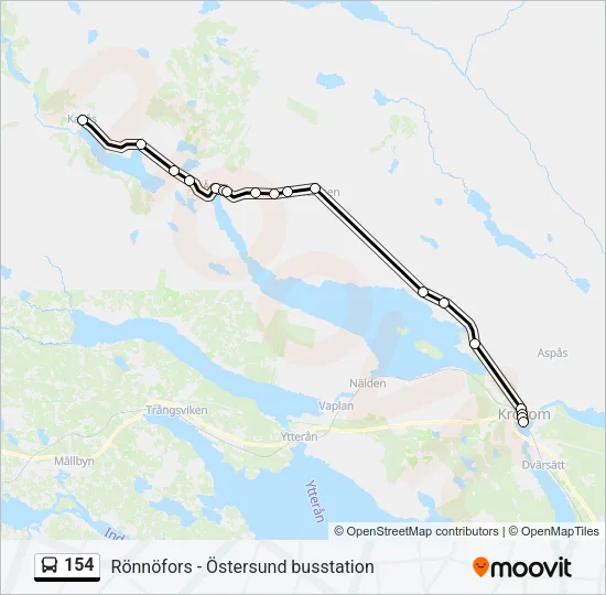 154  Line Map