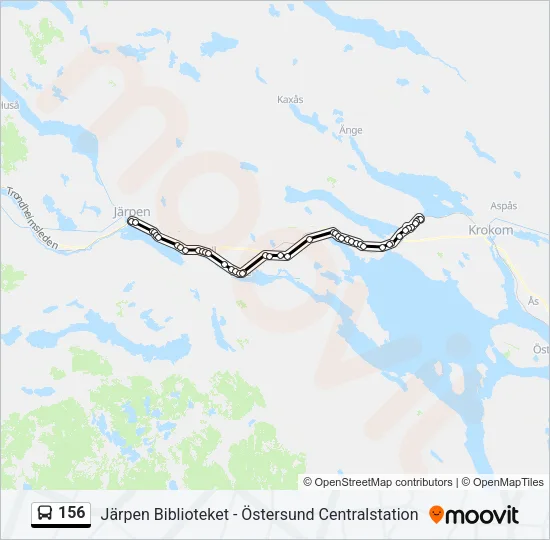 156 Bus Line Map