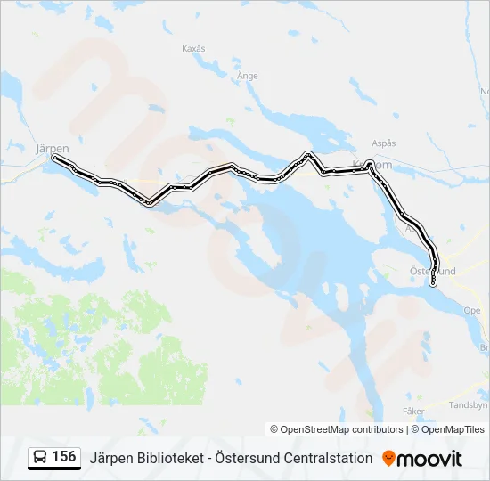 156 Bus Line Map
