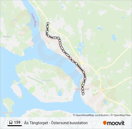159  Line Map