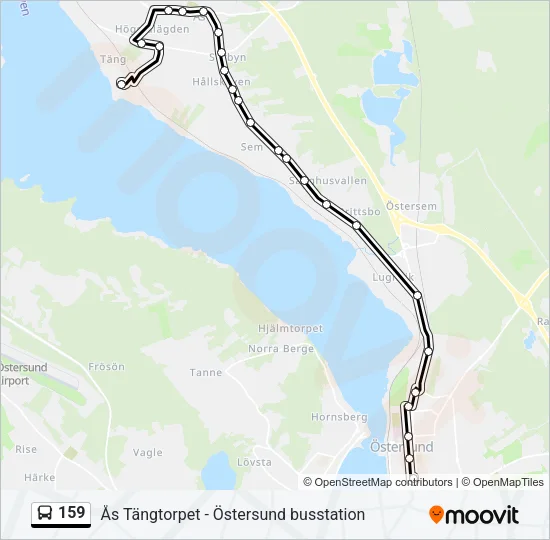 159  Line Map
