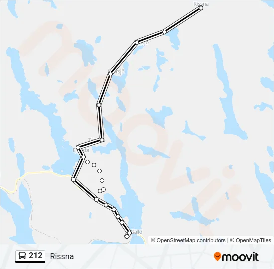 212  Line Map