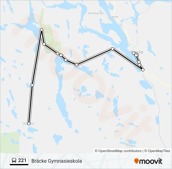 221  Line Map