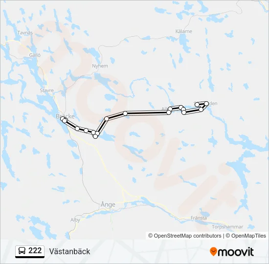 222  Line Map