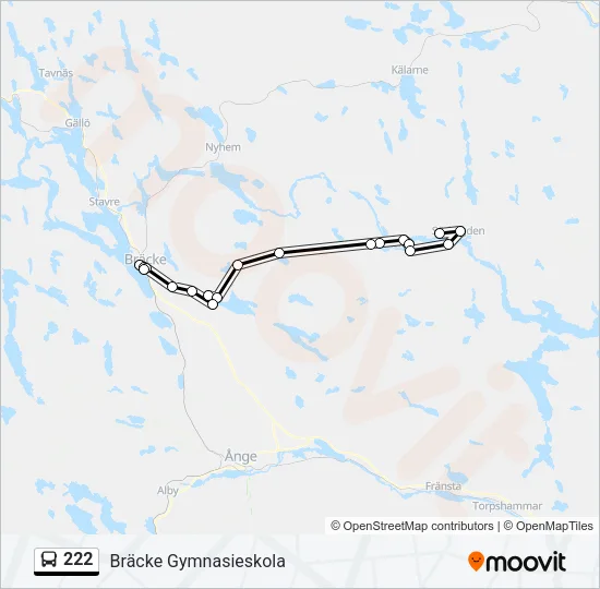 222  Line Map