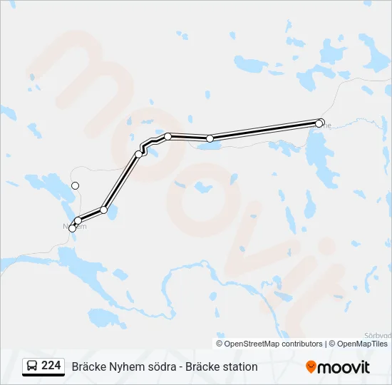 224  Line Map
