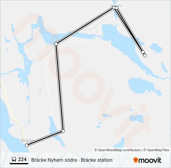 224  Line Map