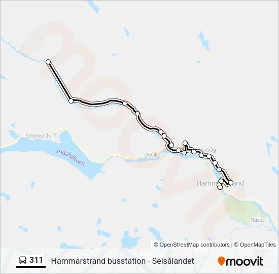 311  Line Map