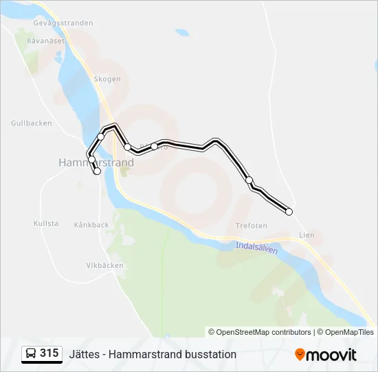 315  Line Map
