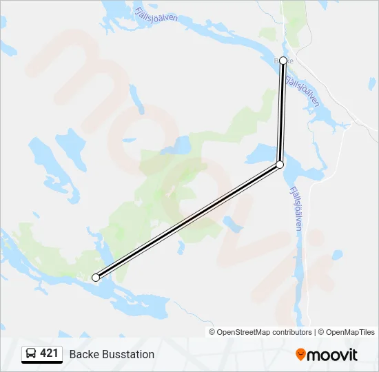 421  Line Map