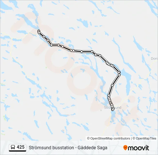425  Line Map