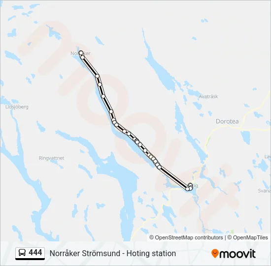 444  Line Map