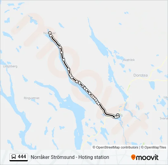 444  Line Map
