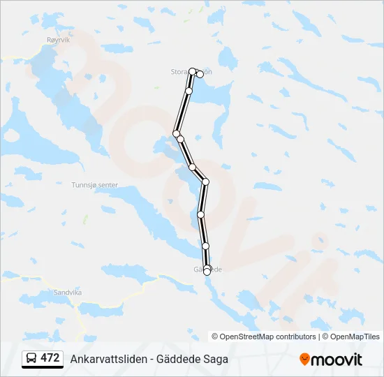 472 Bus Line Map