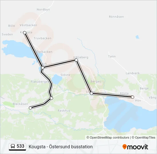533  Line Map
