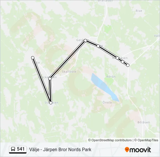 541  Line Map